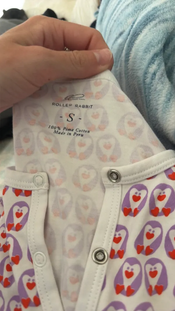 RARE Roller Rabbit Love Bird PJ Set - Image 3