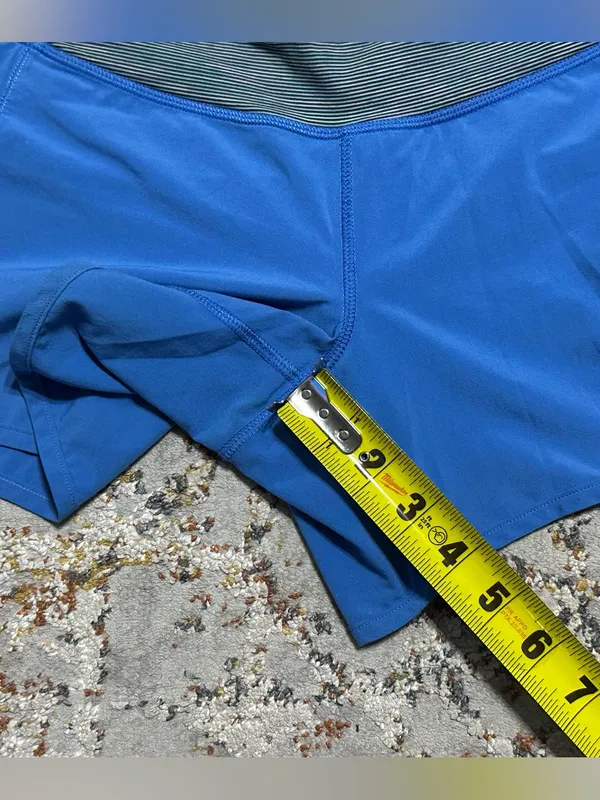 Lululemon Turbo Run shorts Porcelain Blue size 2 - Image 7