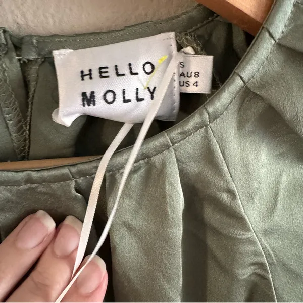 HELLO MOLLY Softest Words‎ Satin Dress - Image 8