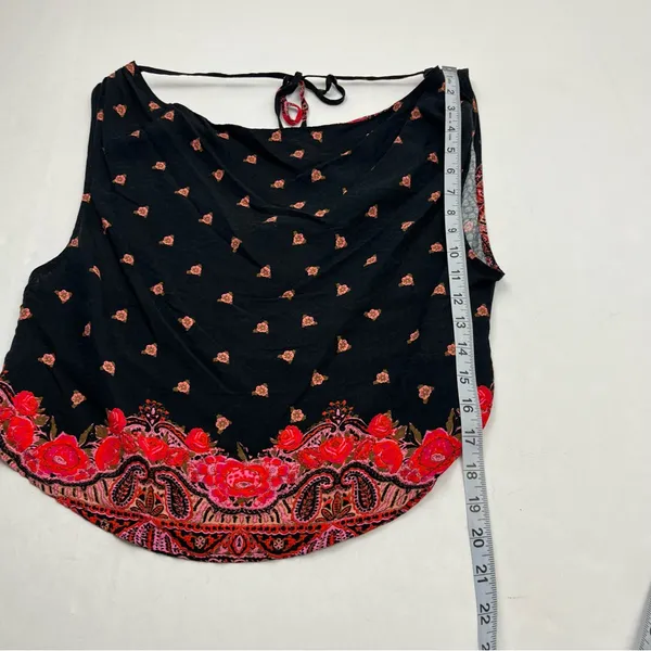 Free People‎ Silas Printed Tank Top Size XS Black Combo Sleeveless Pullover NEW - Image 11