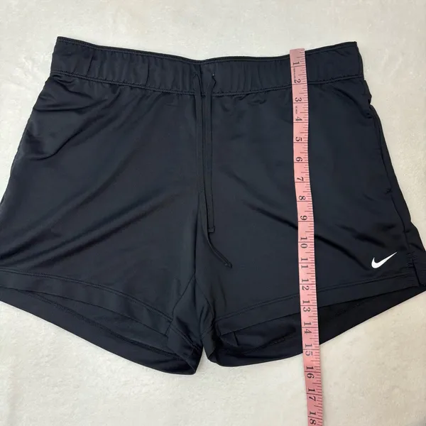 Nike Black Athletic Shorts‎ with Elastic Waistband size M - Image 5