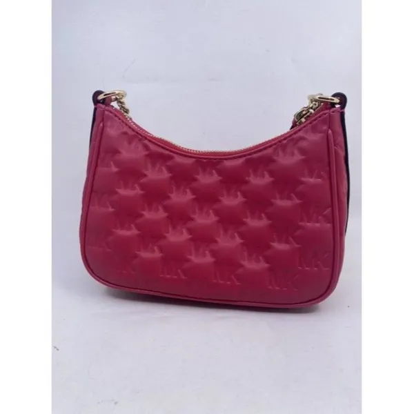 Michael Kors Quilted Pink Polyester Tote - Image 4