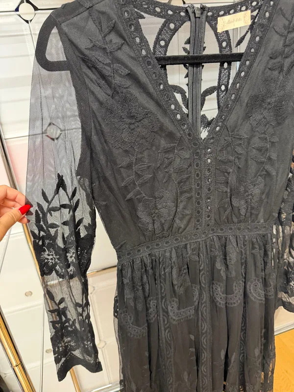 Altar'd State Black Maxi Dress - Image 3