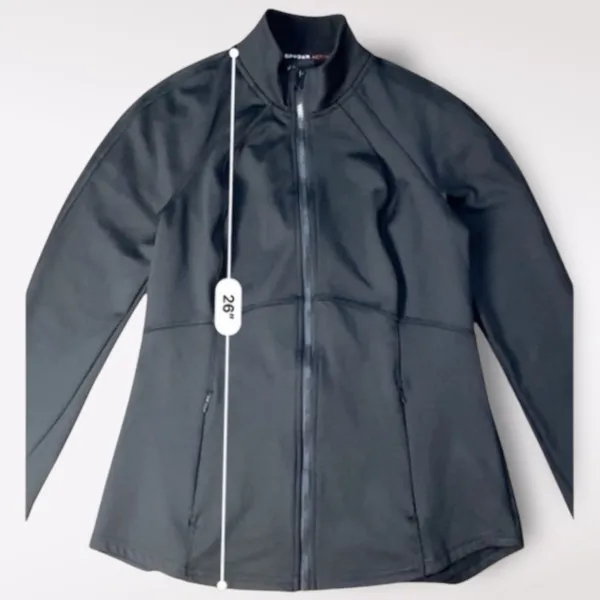Spyder Women’s Black Athletic Jacket Size‎ M Gym Casual Fall Winter Hiking - Image 3