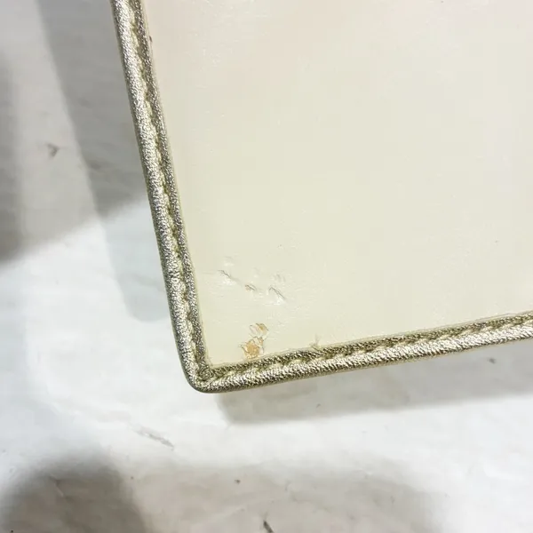 Coach Khaki Brown Gold Signature Cavas Logo Designer Wallet Checkbook Holder‎ - Image 3