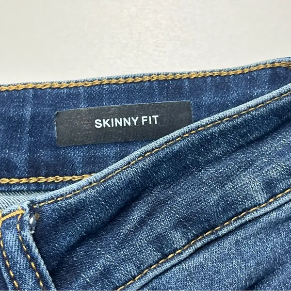 Judy Blue Middle Seam Stitch‎ Skinny Fit Women's Size 7 / 28 Blue Denim Jeans - Image 3
