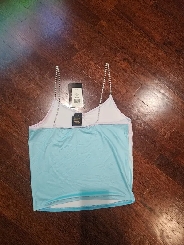 Her Universe Disney The Little Mermaid Ombre Pearl Strap Girls Cami - Image 10