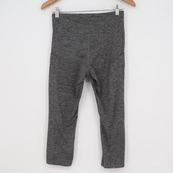 Champion C9 Duo Dry High Waist Capri Leggings Charcoal Grey Medium - Image 3