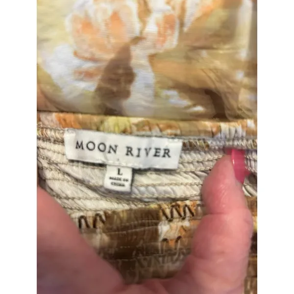 Moon River Floral Dress - Size L - Image 4