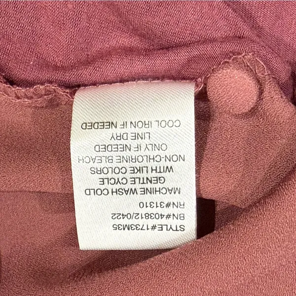 Fortune + Ivy Mauve Button-Front Women's Top - Image 8