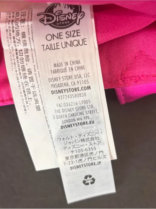 Disney Store Cheshire Cat Tote Bag Pink Alice in Wonderland Large - Image 7