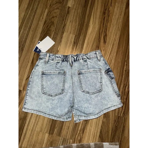 Love Trends NEW Blue Jean Skirt Skort‎ Shorts Women's Juniors Sz 7 - Image 5