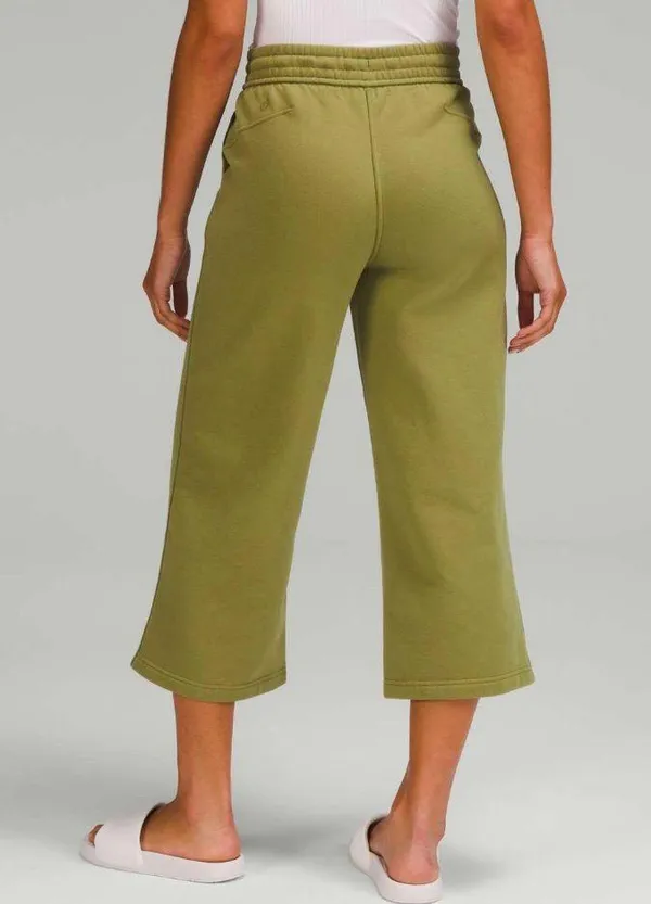 Loungeful High-Rise Wide Leg Crop Sweatpants - Image 3