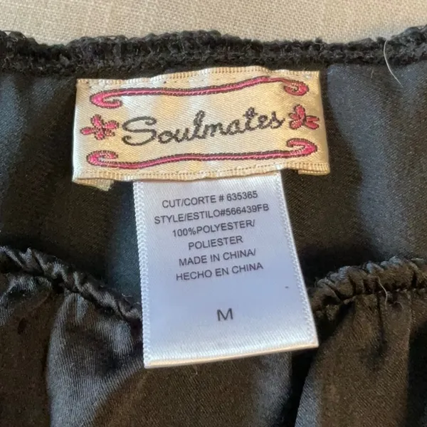 Soulmates Black Ruffled Smocked Jumpsuit - Image 5