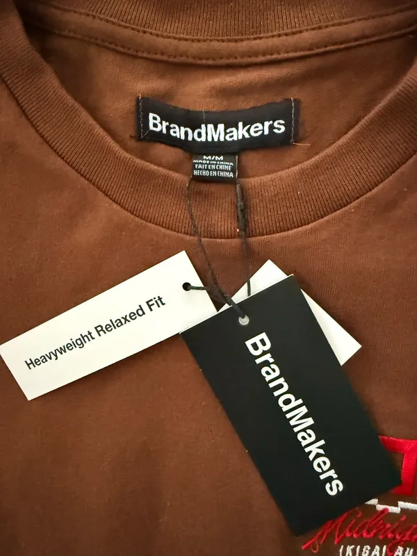BrandMakers Unisex Brown Tokyo TShirt Medium - Image 4