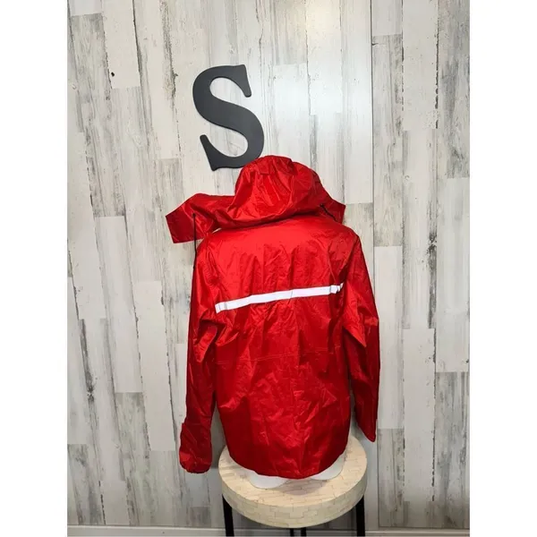 Red rain jacket size small - Image 3