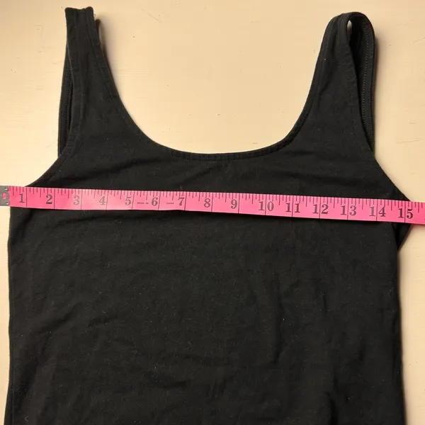 Gap Women’s Black Simple Casual Comfortable Bodysuit Sz L - Image 2