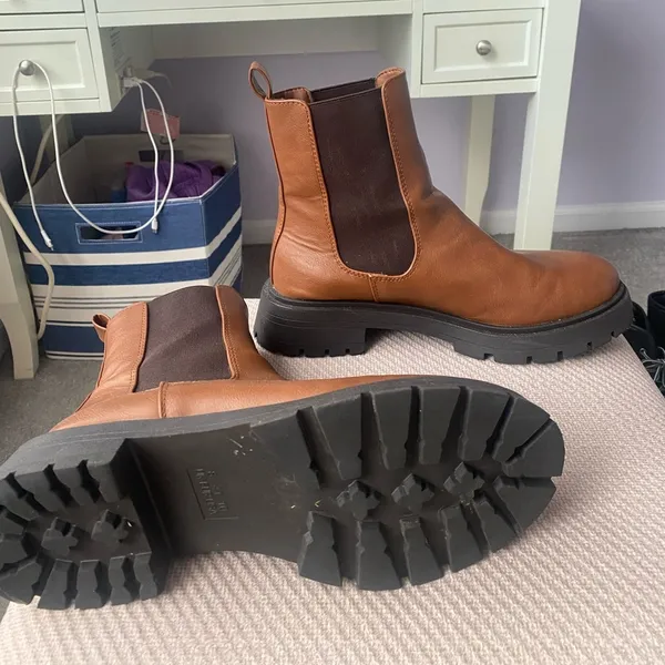 Primark Brown Ankle Boots - Image 2