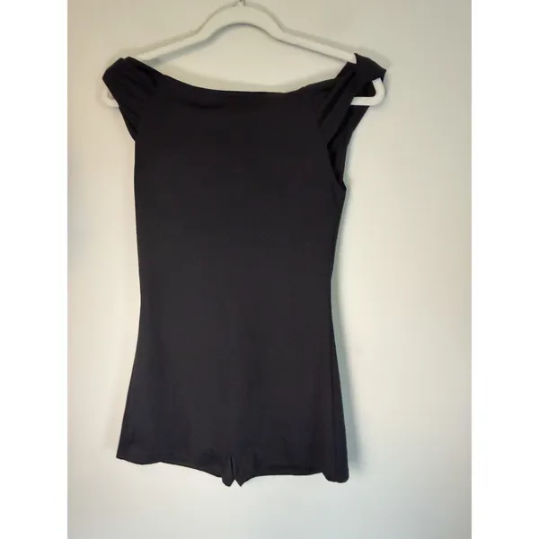 Free People Beach Marren Romper Playsuit Black Sz S NWT $58 - Image 7