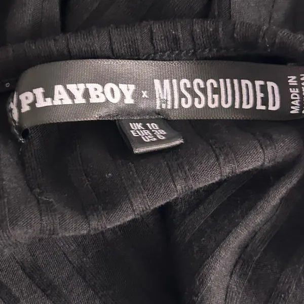 Playboy Missguided Shirt 6 Streetwear Cropped Logo Spellout Statement Y2k‎ - Image 5