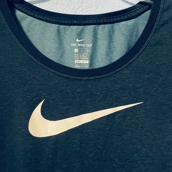 Nike Women's The Nike Tee Dri-Fit Athletic Short Sleeve Swoosh T-Shirt - Image 2