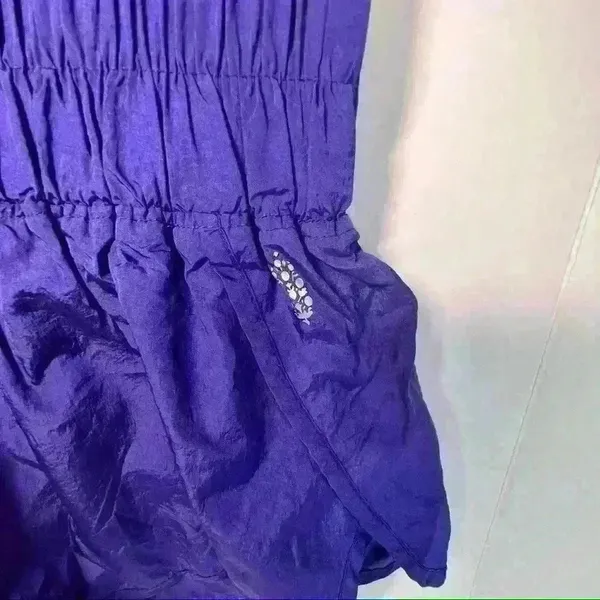 FREE PEOPLE Movement The Way Home Short Electric Colbalt Blue Purple Sz S Active - Image 3