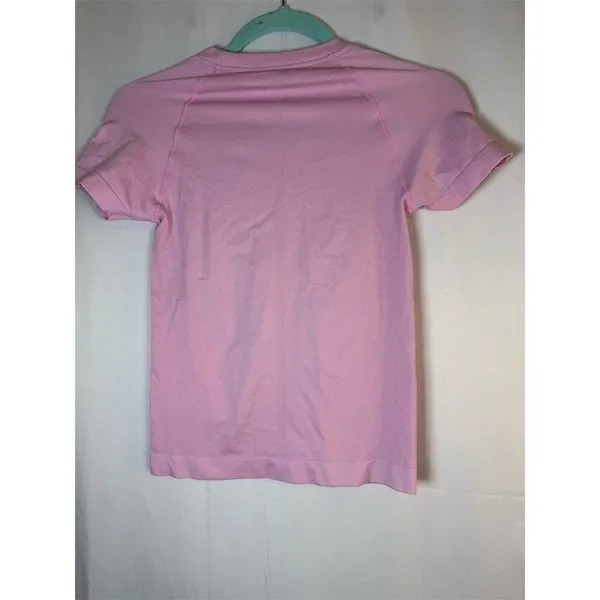 Unbranded T-Shirt Womens Size M Pink Seamless Athletic Crew Neck Short - Image 8