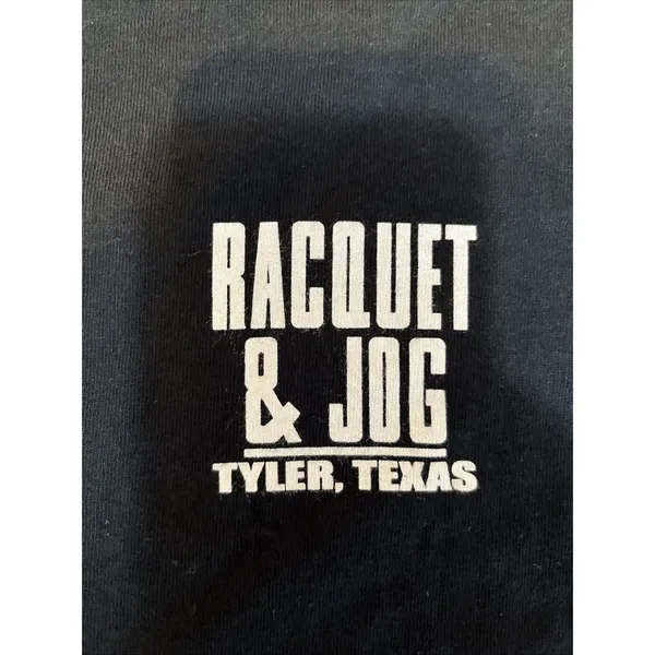 Gildan Racquet & Jog Tyler Tx T-Shirt Women's XL Black Short Sleeve Top - Image 3
