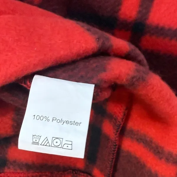 Romantic Hut Stylish Red and Black Plaid Trench Coat - Image 8