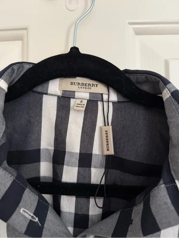 Burberry London Nova Check Women’s Button Down Blouse - Image 4