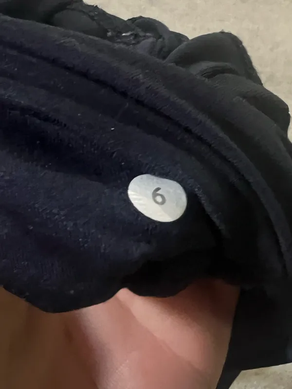 Lululemon Navy Blue Leggings with Mesh Detail - Image 4