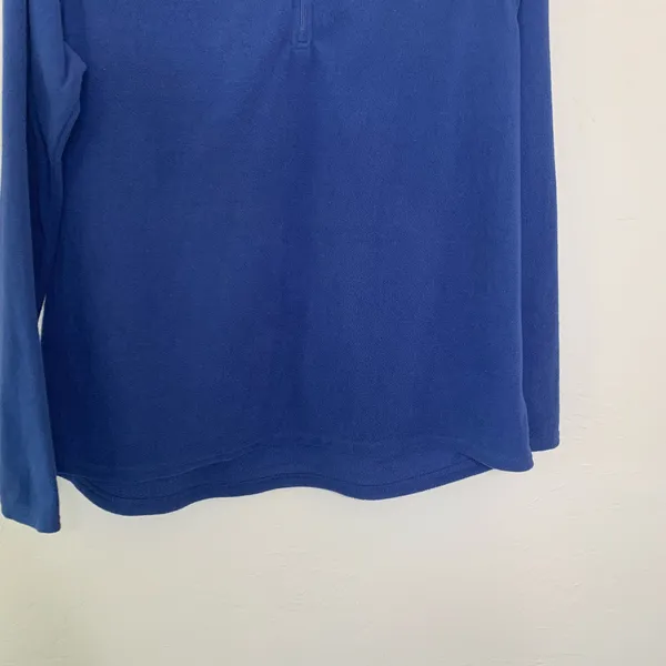 Natural Reflections Blue Fleece Pullover Top Sz XL Gorpcore Cabin Core - Image 10