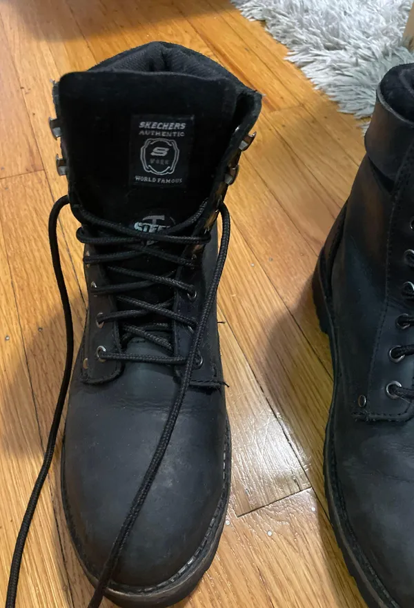 Combat Boots Black Size 9.5 - Image 5