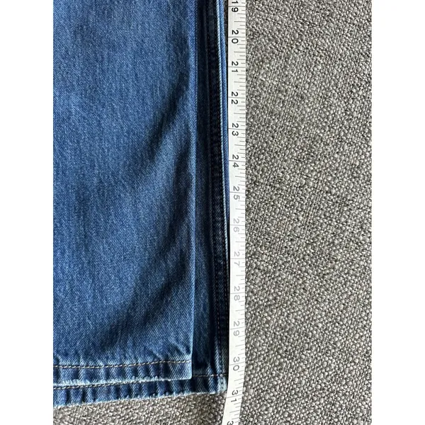 Levis Low Pro Straight‎ Jeans Womens 26 Distressed Medium Wash Blue Denim A0964 - Image 10