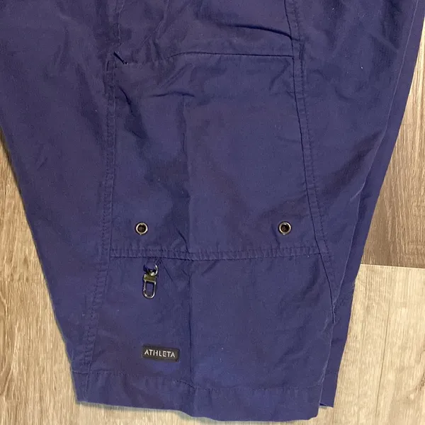 ATHLETA womens navy blue shorts size L - Image 7