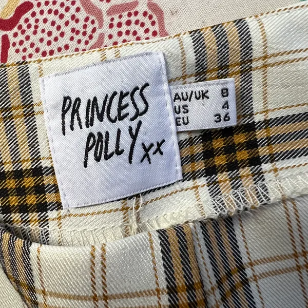 Princess Polly Plaid Straight Leg Pants NWOT - Image 4