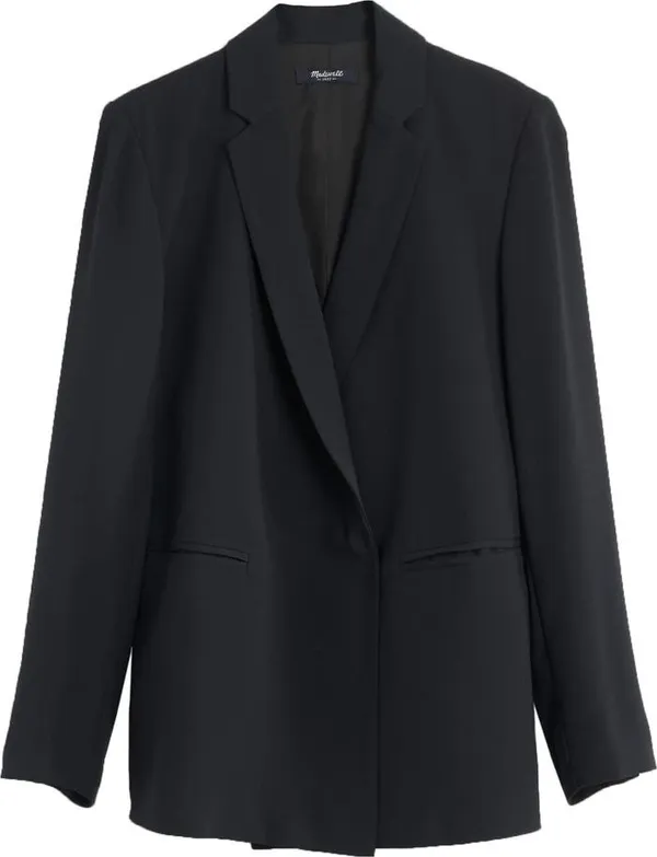 Madewell Snap Button 'lycee' Drapey Blazer - Image 4