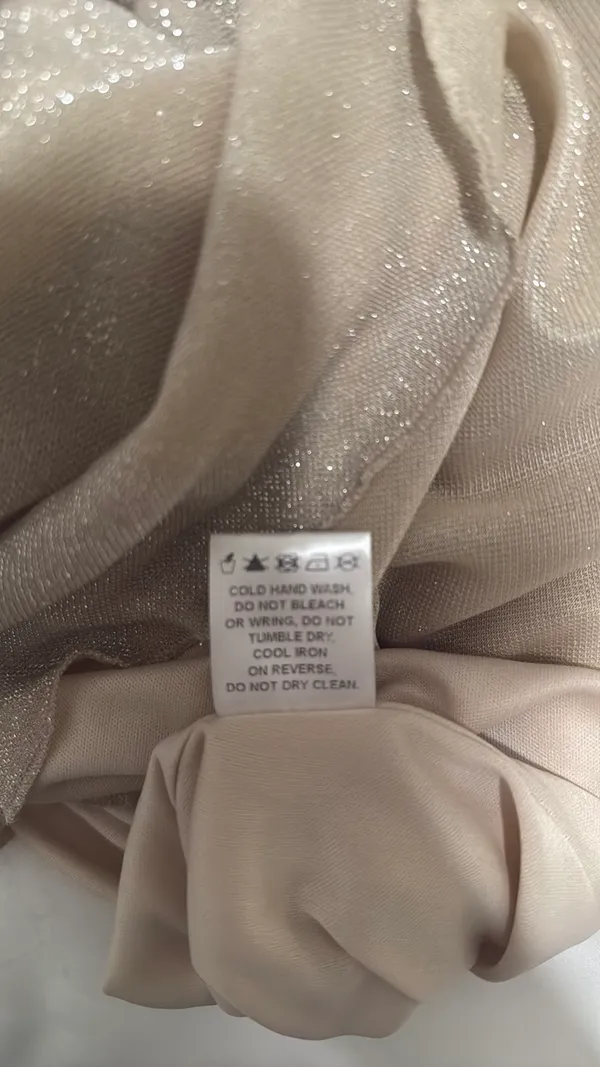 Princess Polly Mini Dress Champagne - Image 6