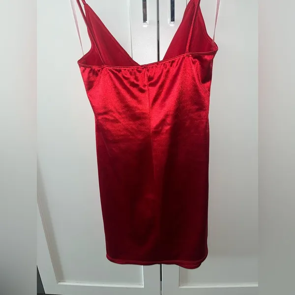 These Three Boutique Red Mini Dress - Image 2