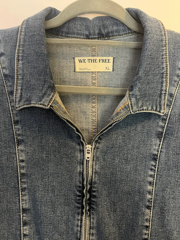 Free People Jayde Denim Jumpsuit - Image 3