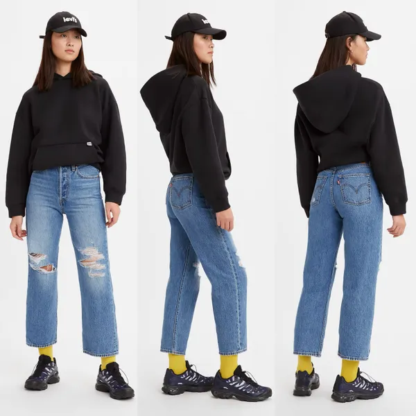 Levi's Ribcage Straight Ankle Jeans - Image 2