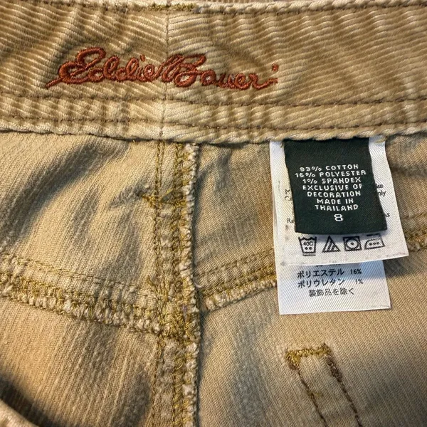 Eddie Bauer Women’s Brown Bootcut Corduroy Pants Size 8 - Image 7