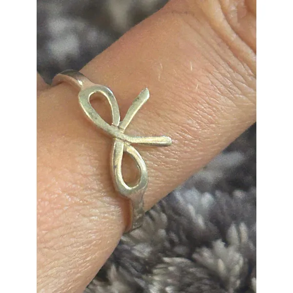 Z29 size 9.25 925 sterling silver ring - Image 2