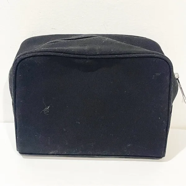 Dolce & Gabbana Beauty Black Canvas Full Zip Beauty‎ Pouch - Image 4