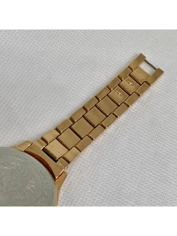 Anne Klein rose gold tone women watch mop dial 33mm Roman numerals 6” running - Image 7