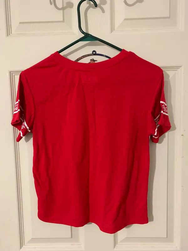 Cropped Tee Shirt Red Size M - Image 2