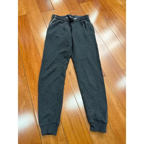 Nike x Liberty Tech SweatPants Jogger Charcoal Grey‎ Floral Stripe Textured S - Image 10