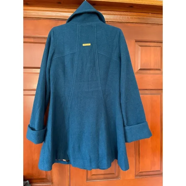 Y2K 90s Baby Phat Wool blend trench coat Small - Image 5