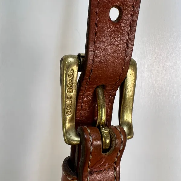 Vintage Dooney & Bourke All Weather Leather Black Crossbody Bag - Image 9