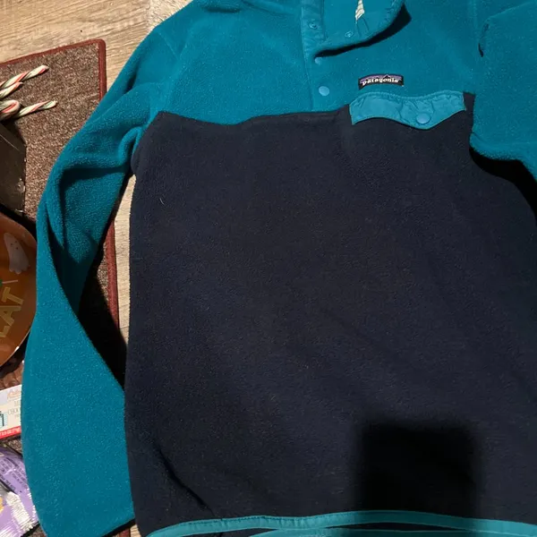 Patagonia Synchilla blue pullover size‎ Small - Image 3